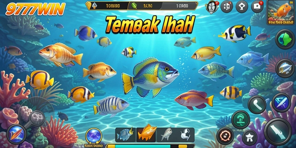 Screenshot gameplay Tembak Ikan 9777WIN yang menarik.