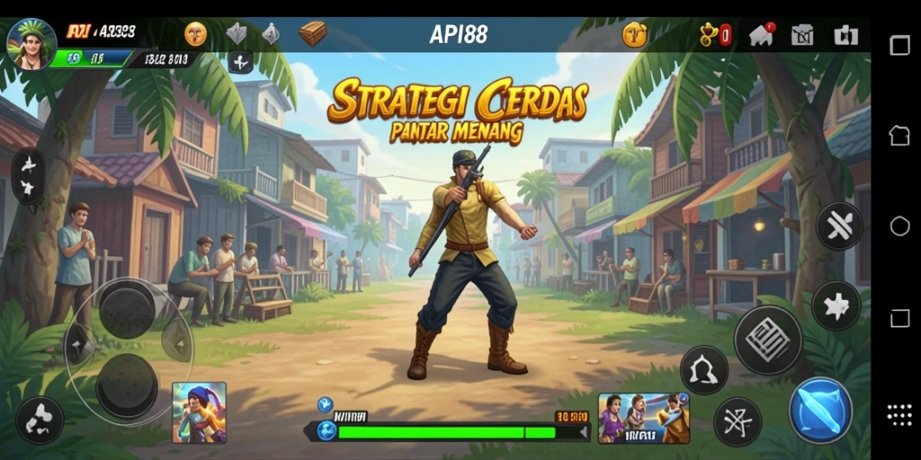 Tangkapan layar gameplay API88 menampilkan aksi strategi yang intens dan mendebarkan.