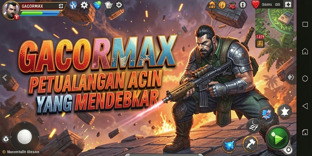 Screenshot menampilkan aksi seru dari permainan GACORMAX.