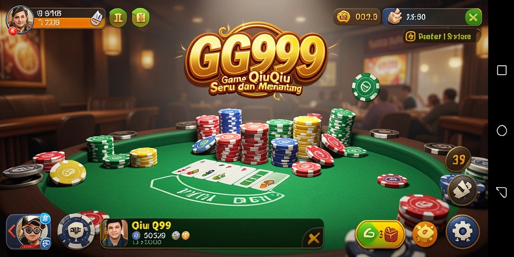 Tampilan gameplay seru QiuQiu di GG999.