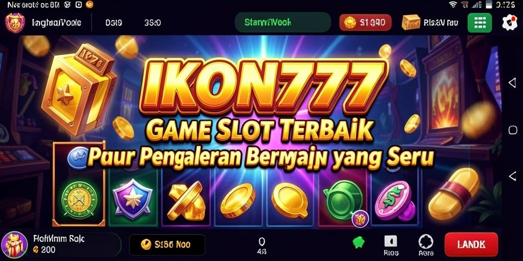 Tampilan menarik dari gameplay Slot IKON777 yang penuh warna dan grafis berkualitas.