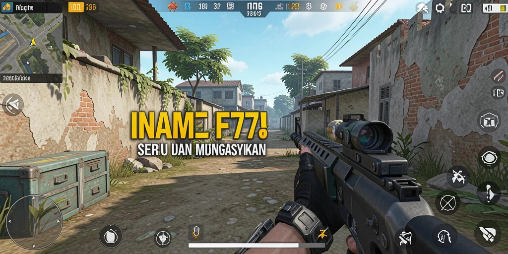 Screenshot utama INA777 menunjukkan aksi seru dalam gameplay FPS.
