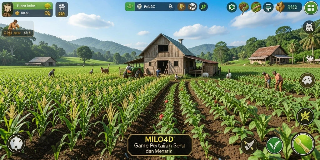 Gameplay menarik dalam <strong>MILO4D</strong> saat bertani di ladang virtual.