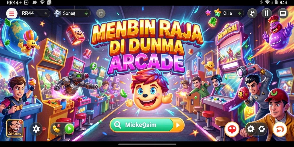 Tampilan seru gameplay RR44 yang penuh tantangan.
