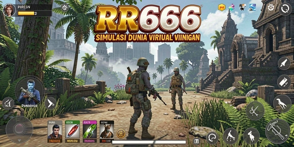 Screenshot utama RR666 menampilkan gameplay Simulation yang menarik.