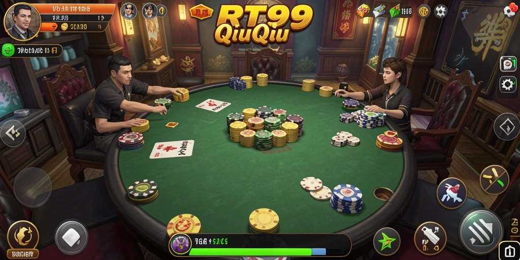 Screenshot gameplay QiuQiu yang seru di RT99.