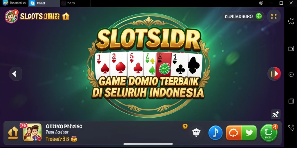 Tampilan gameplay SLOTSIDR yang seru dan menarik di permainan Domino.