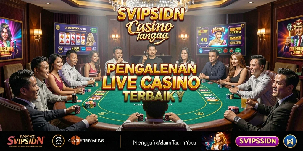 Tampilan gameplay Live Casino yang menarik dan interaktif di SVIPSIDN.