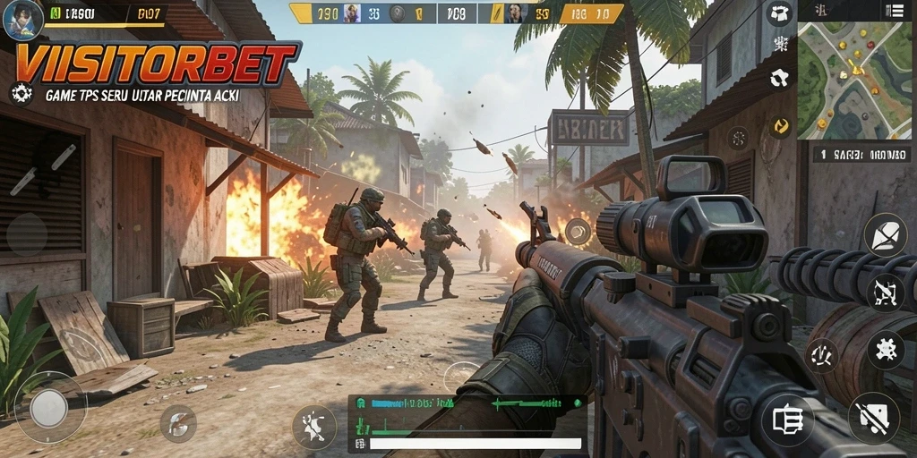 Tampilan gameplay menegangkan di VISITORBET dengan aksi menakjubkan.