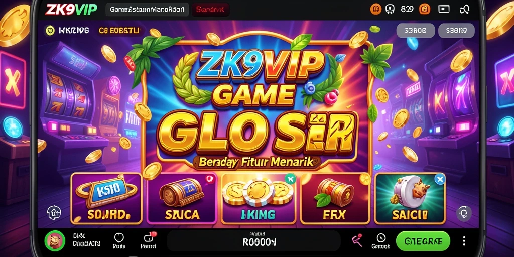 Tampilan gameplay menarik dari ZK9VIP yang penuh warna.